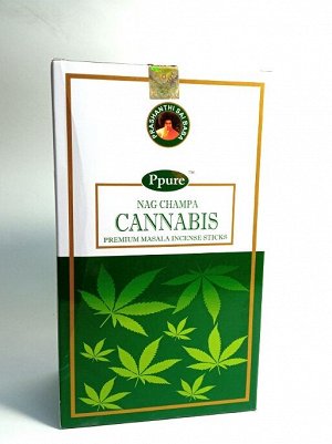 Благовония Ppure Nagchampa Cannabis Конопля 15 г