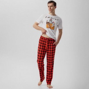 Пижама мужская KAFTAN "Family" размер