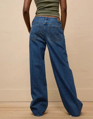 American Eagle AE Low-Rise Baggy Wide-Leg Jean