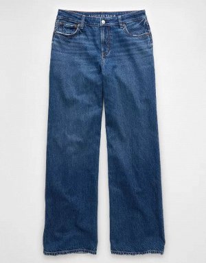 American Eagle AE Low-Rise Baggy Wide-Leg Jean