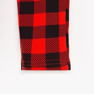 Пижама новогодняя детская KAFTAN "Santa's security" размер 34 (122-128)
