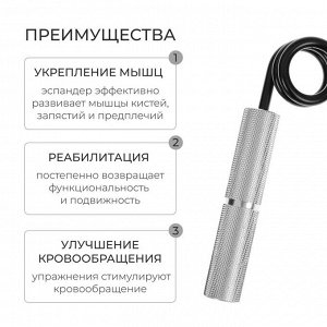ONLITOP Эспандер кистевой ONLYTOP, 65 кг