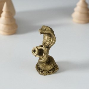 Фигурка полистоун «Кобра с увлечением», 4x3x5 см, МИКС