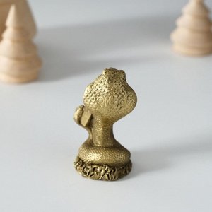 Фигурка полистоун «Кобра с увлечением», 4x3x5 см, МИКС
