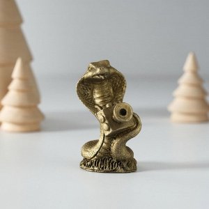 Фигурка полистоун «Кобра с увлечением», 4x3x5 см, МИКС