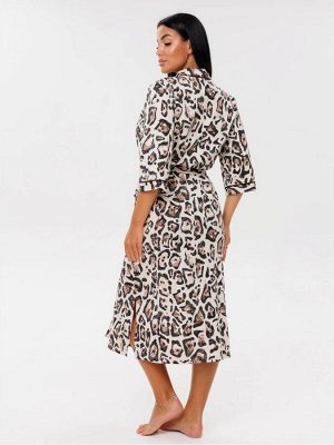 Женский халат Leopard Chic