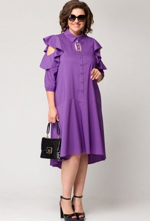 Платье EVA GRANT 7299 фиолетовый