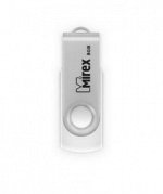 USB2.0 FlashDrives 8Gb Mirex SWIVEL WHITE