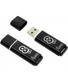 USB2.0 FlashDrives 8Gb Smart Buy  Glossy series Black (SB8GBGS-K)
