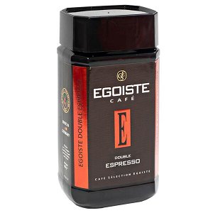 кофе растворимый EGOISTE DOUBLE ESPRESSO 100 г ст/б 1/12