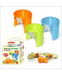 Декоратор для овощей "Серпантин" р-р 6*5 см, 3 цв, GM53-41