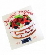Весы кухонные ВАСИЛИСА ВА-006 &quot;Лучшая хозяйка&quot;  5 кг, стекло (12/уп)