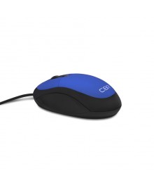 Мышь CBR CM 102 Blue, оптика, 1200dpi, офисн., провод 1,3м, USB