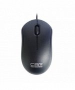 Мышь CBR CM 112 Black, оптика, 1200dpi, офисн., провод 1.1 метра, USB