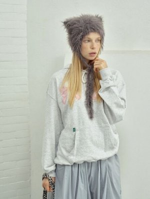Шапка с ушками женская