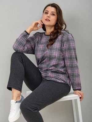 Костюм с брюками женский с начёсом