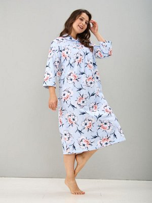 Ночная сорочка теплая