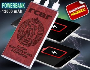 Зарядное устройство PowerBank в чехле "ГСВГ" - и в командировку взять, и за город на охоту-рыбалку (с фонариком) №42