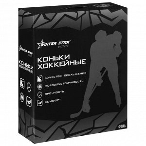 Коньки хоккейные прокатные Winter Star.