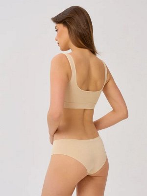 Intimidea BODYEFFECT Comfort bra TULLE ,ТОП из микрофибры на широких бретелях с поддерживающим эффектом. Элегантная прозрачная вставка с обратной стороны.(SKIN -телесный)