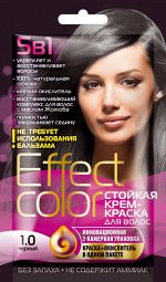 ФК Крем-краска &quot;EFFECT COLOR&quot; стойкая ЧЕРНЫЙ (1.0) 50мл