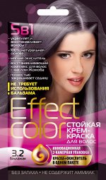 ФК Крем-краска &quot;EFFECT COLOR&quot; стойкая БАКЛАЖАН (3.2) 50мл /саше с подвесом/