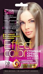 ФК Крем-краска &quot;EFFECT COLOR&quot; стойкая СВЕТЛО - РУСЫЙ (7.0) 50мл /саше с подвесом/