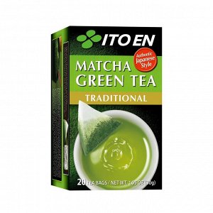 ITOEN Чай, MATCHA GREEN TEA , зеленый чай традиционный 20 пак, 30 гр.
