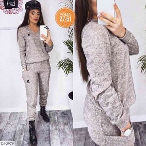 Женский костюм двойка ткань ангора