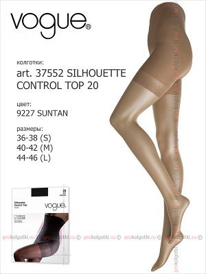 VOGUE, art. 37552 SILHOUETTE CONTROL TOP 20