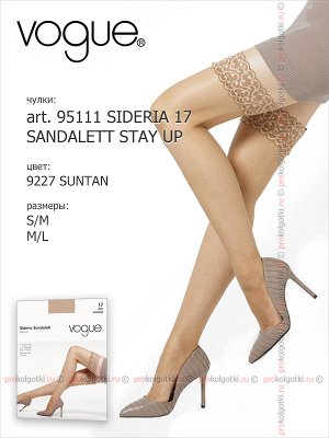 VOGUE, art. 95111 SIDERIA SANDALETT STAY UP 17