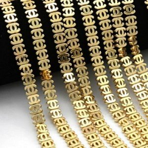 Бусины Гематит Россия фигурный 6,5х8 мм Золото