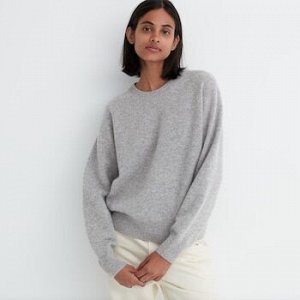 UNIQLO Женский свитер, светло серый