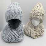 Комплект (шапка+снуд) на флисе (зима)