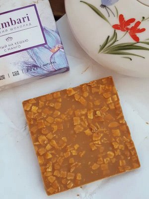 Шоколад Nilambari белый на кешью с манго