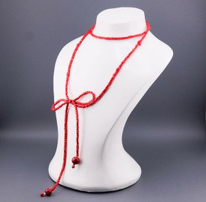 Bantik Red Муранское стекло/Металлическая застежка
