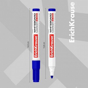 Набор маркеров для доски ErichKrause W-500, 0.8-2.2 мм, + губка, для письма на досках сухого стирания