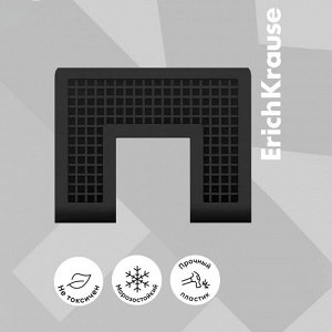 Лоток-сортер для бумаг вертикальный, 3 отделения, ErichKrause, чёрный