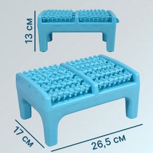 Массажёр для ног, 26,5 * 17 * 13 см, на подставке, цвет МИКС