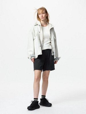 UNIQLO - ультраэластичные шорты унисекс на резинке - 67 BLUE