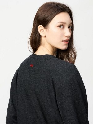 UNIQLO Anya Hindmarch — объемный кардиган из шерсти мериноса