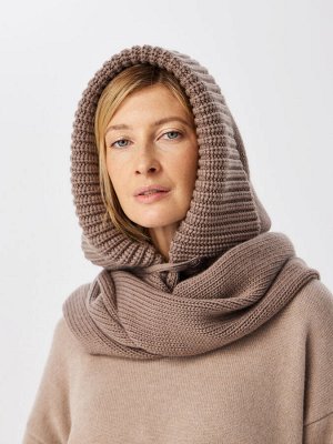 Капюшон женский двойной цвета в таблице для заказа