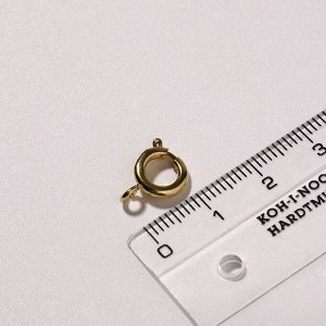 Замок-карабин СМ-556, (набор 10 шт.), d=9 мм, цвет золото