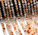 Бусины Сердолик светлый огр.Россия 7,5-8 мм