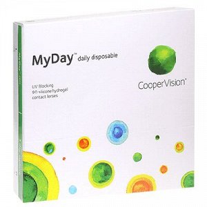 Однодневные контактные линзы MyDay 90 бл ВС 8.4  -2.5 (90 линз)