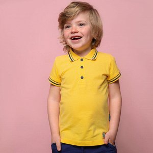 Рубашка-поло Kogankids для мальчика Цвет: желтый