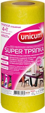 UNICUM Тряпка универсальная 4+1м  24 х 23 см