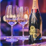 Фужеры &quot;Moet Shandon&quot; прозрачные, пара(2шт)
