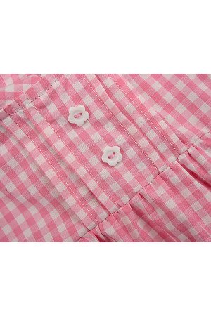 Mini Maxi Платье в мелк клеточку (92-116см) UD 3260(2)розовый