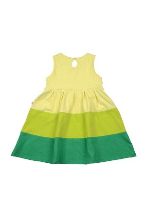 Платье  UD 3146 жел/зелен